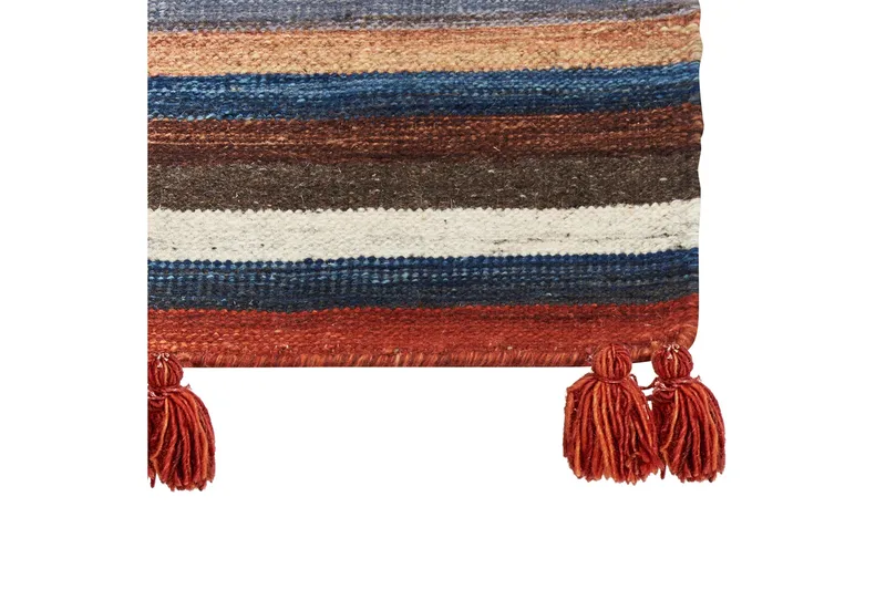 Mrgashat Uldtæppe 200x300 cm - Blå - Tekstiler - Tæpper - Moderne tæppe - Gangmåtter