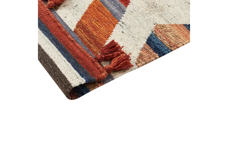 Mrgashat Uldtæppe 200x300 cm - Blå - Tekstiler - Tæpper - Moderne tæppe - Gangmåtter