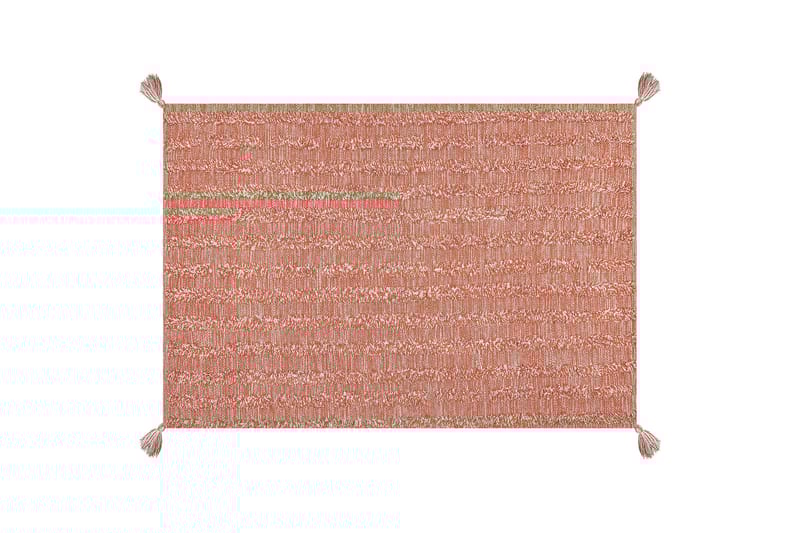 Mugla Ryetæppe 160x230 cm - Orange - Tekstiler - Tæpper - Moderne tæppe - Ryatæpper