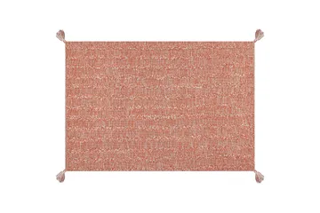 Mugla Ryetæppe 160x230 cm - Orange - Tekstiler - Tæpper - Moderne tæppe - Bomuldstæpper