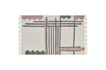 Muradiye Ryetæppe 140x200 cm - Beige - Tekstiler - Tæpper - Moderne tæppe - Bomuldstæpper