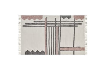 Muradiye Ryetæppe 160x230 cm - Beige - Tekstiler - Tæpper - Moderne tæppe - Bomuldstæpper