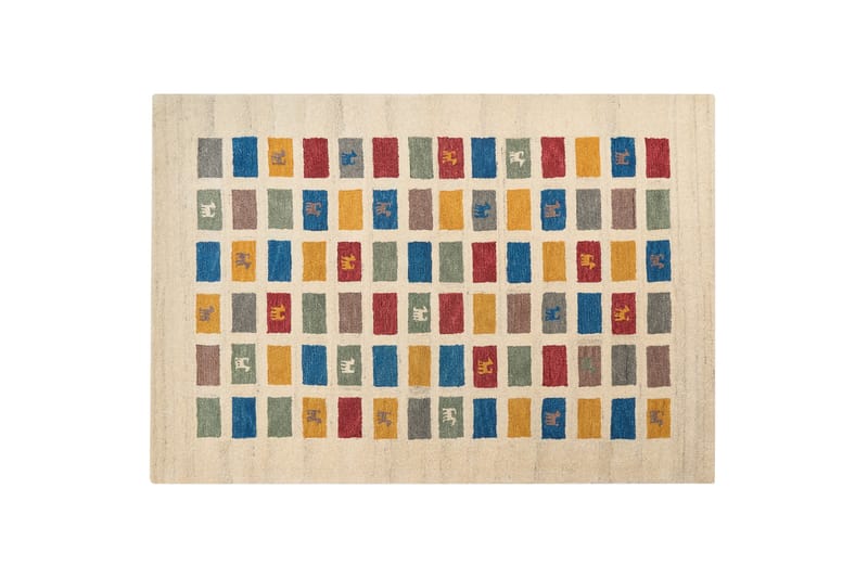 Muratli Ryetæppe 160x230 cm - Beige - Tekstiler - Tæpper - Moderne tæppe - Ryatæpper