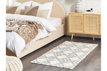 Nevsehir Ryetæppe 80x150 cm - Beige - Tekstiler - Tæpper - Moderne tæppe - Bomuldstæpper