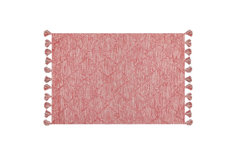 Nigde Ryetæppe 140x200 cm, Rød