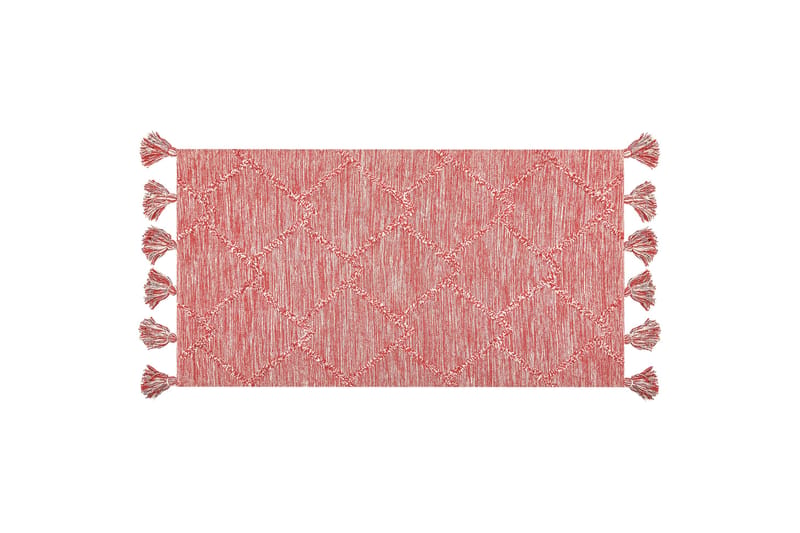 Nigde Ryetæppe 80x150 cm, Rød
