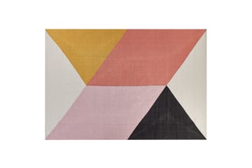 Nizip Ryetæppe 160x230 cm - Rosa - Tekstiler - Tæpper - Moderne tæppe - Bomuldstæpper