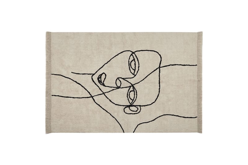 Nuru Bomuldstæppe 140x200 cm, Beige