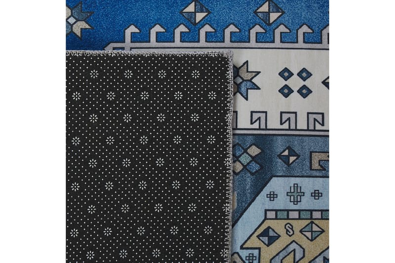 Parvakadli Ryetæppe 60x200 cm - Blå - Tekstiler - Tæpper - Moderne tæppe - Gangmåtter