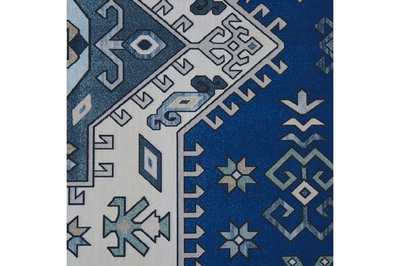 Parvakadli Ryetæppe 60x200 cm - Blå - Tekstiler - Tæpper - Moderne tæppe - Gangmåtter