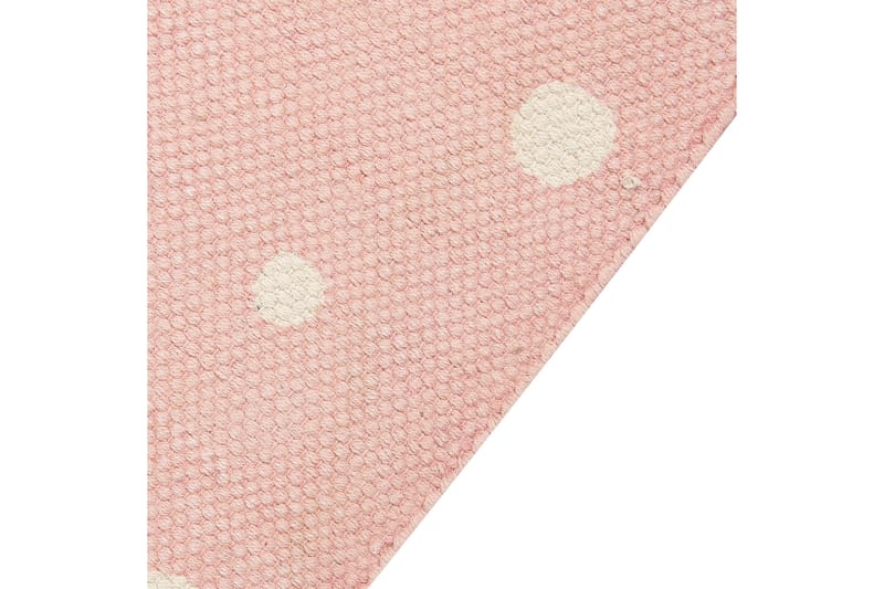 Pengkol Bomuldstæppe 80x150 cm - Rosa - Tekstiler - Tæpper - Moderne tæppe - Bomuldstæpper