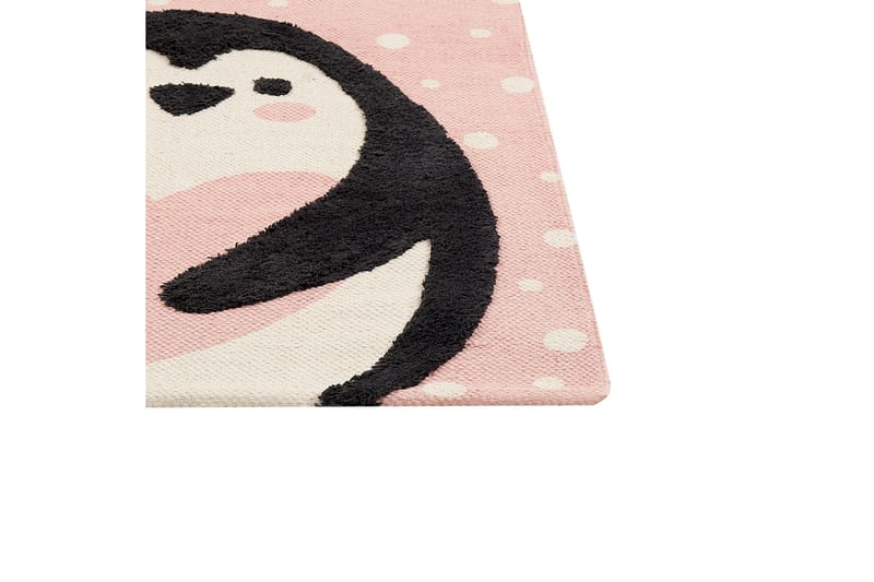 Pengkol Bomuldstæppe 80x150 cm - Rosa - Tekstiler - Tæpper - Moderne tæppe - Bomuldstæpper