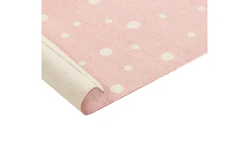 Pengkol Bomuldstæppe 80x150 cm - Rosa - Tekstiler - Børnetekstiler - Børnetæpper