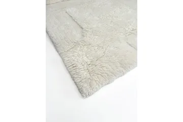 Pure Uldtæppe 170x240 cm Rektangulær - Creme - Tekstiler - Tæpper - Moderne tæppe - Uldtæppe