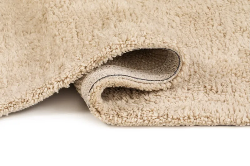 Pure Uldtæppe 200x300 cm Rektangulær - Beige - Tekstiler - Tæpper - Moderne tæppe - Uldtæppe