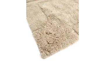 Pure Uldtæppe 200x300 cm Rektangulær - Beige - Tekstiler - Tæpper - Moderne tæppe - Uldtæppe