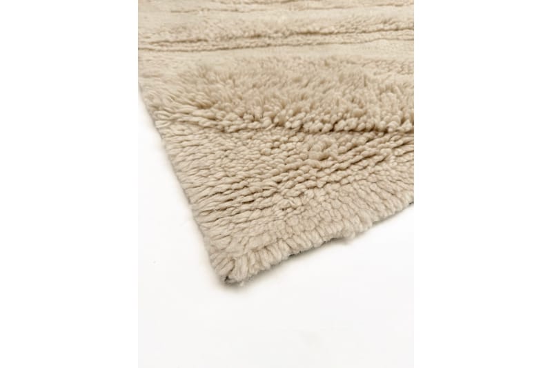 Pure Uldtæppe 200x300 cm Rektangulær - Beige - Tekstiler - Tæpper - Moderne tæppe - Uldtæppe
