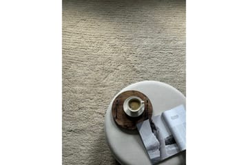 Pure Uldtæppe 200x300 cm Rektangulær - Beige - Tekstiler - Tæpper - Moderne tæppe - Uldtæppe