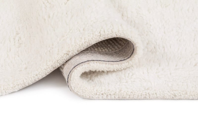 Pure Uldtæppe 200x300 cm Rektangulær - Creme - Tekstiler - Tæpper - Moderne tæppe - Uldtæppe