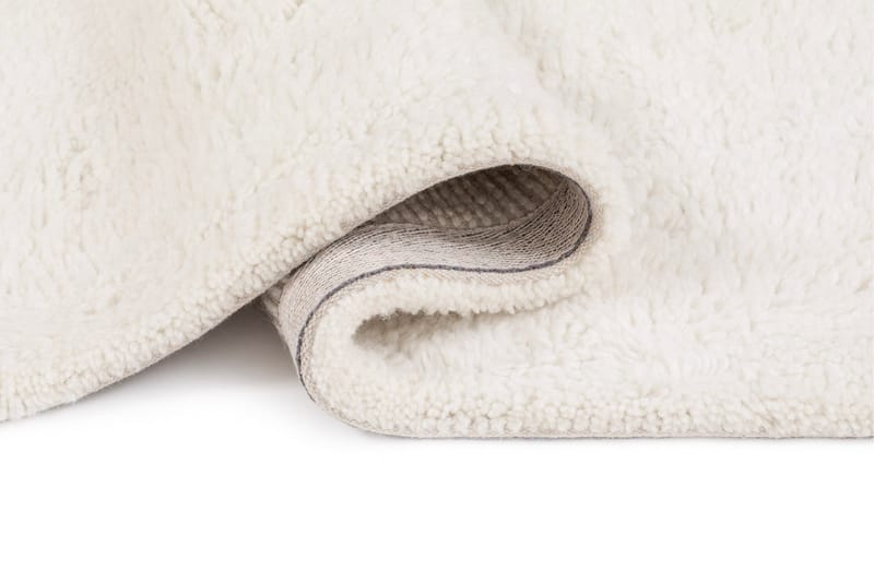 Pure Uldtæppe 200x300 cm Rektangulær - Creme - Tekstiler - Tæpper - Moderne tæppe - Uldtæppe