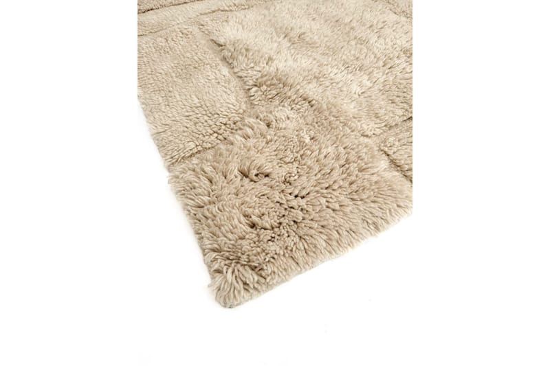 Pure Uldtæppe 240x340 cm Rektangulær - Beige - Tekstiler - Tæpper - Moderne tæppe - Uldtæppe