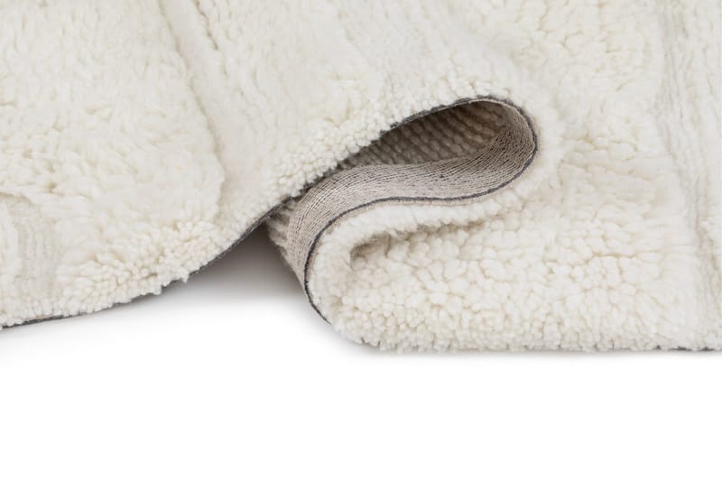Pure Uldtæppe 240x340 cm Rektangulær - Creme - Tekstiler - Tæpper - Moderne tæppe - Uldtæppe