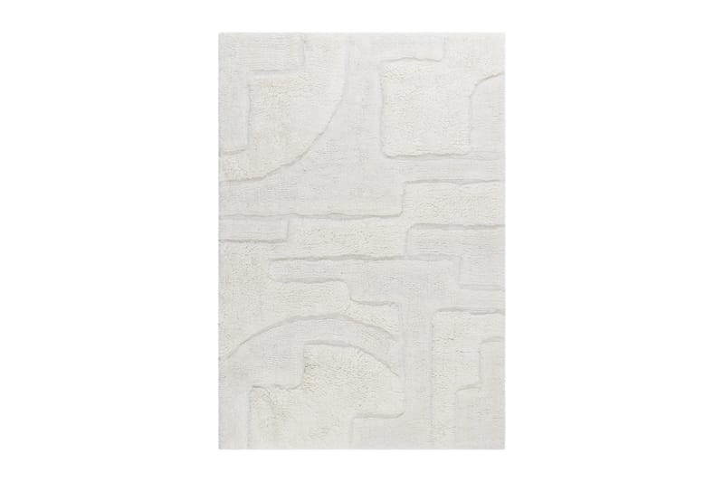 Pure Uldtæppe 240x340 cm Rektangulær - Creme - Tekstiler - Tæpper - Moderne tæppe - Uldtæppe