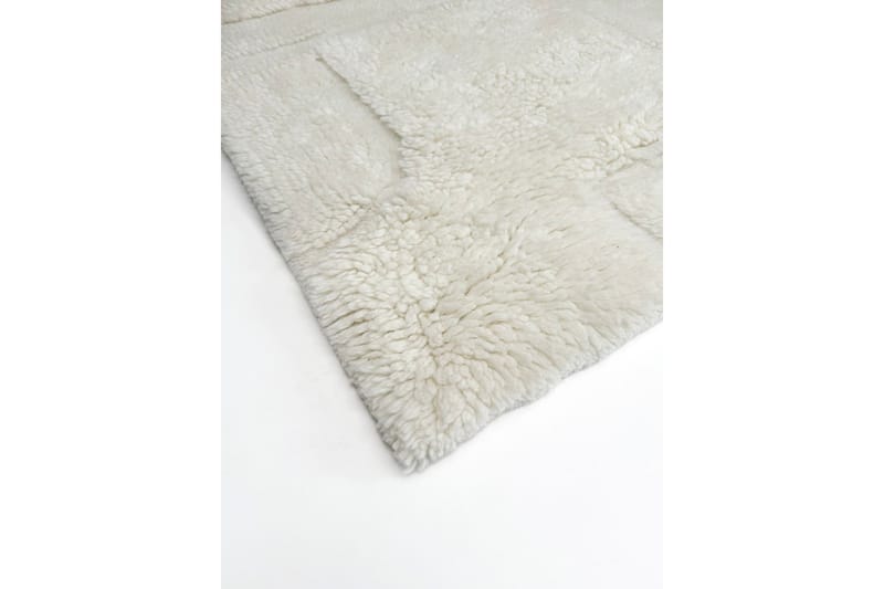Pure Uldtæppe 300x400 cm Rektangulær - Creme - Tekstiler - Tæpper - Moderne tæppe - Uldtæppe