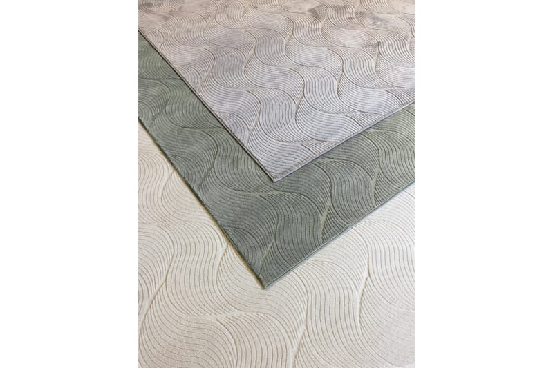 Ranjana Friezetæppe 160x230 cm Rektangulært - Grøn - Tekstiler - Tæpper - Moderne tæppe - Wiltontæpper