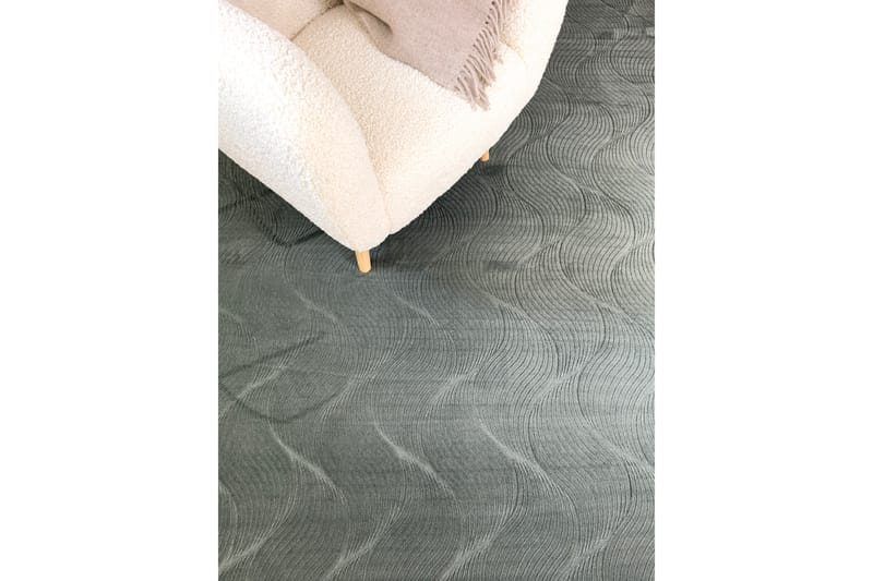 Ranjana Friezetæppe 160x230 cm Rektangulært - Grøn - Tekstiler - Tæpper - Moderne tæppe - Wiltontæpper