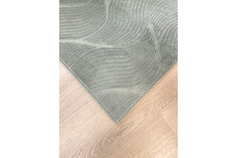 Ranjana Friezetæppe 200x290 cm Rektangulært - Grøn - Tekstiler - Tæpper - Moderne tæppe - Wiltontæpper