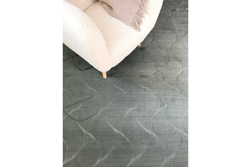 Ranjana Friezetæppe 200x290 cm Rektangulært - Grøn - Tekstiler - Tæpper - Moderne tæppe - Wiltontæpper