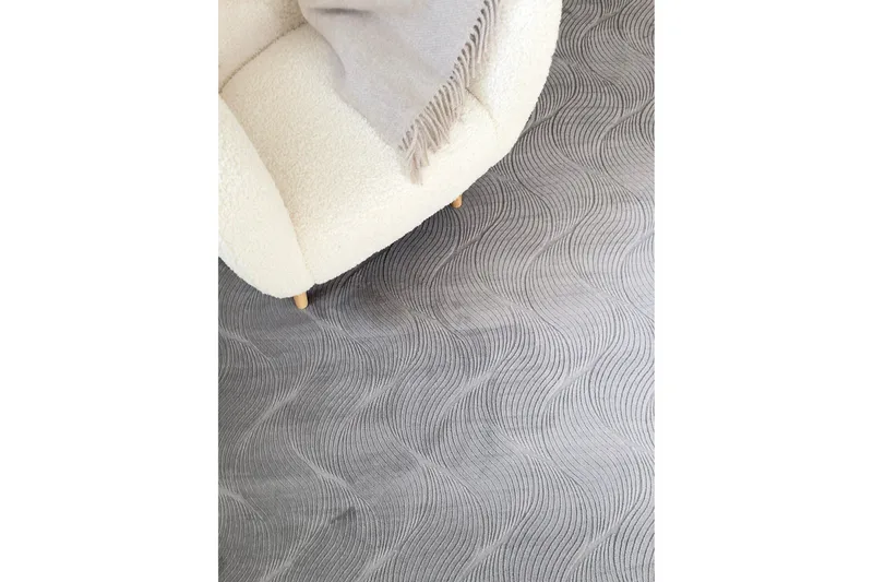 Ranjana Friezetæppe 80x150 cm Aflangt - Grå - Tekstiler - Tæpper - Moderne tæppe - Wiltontæpper