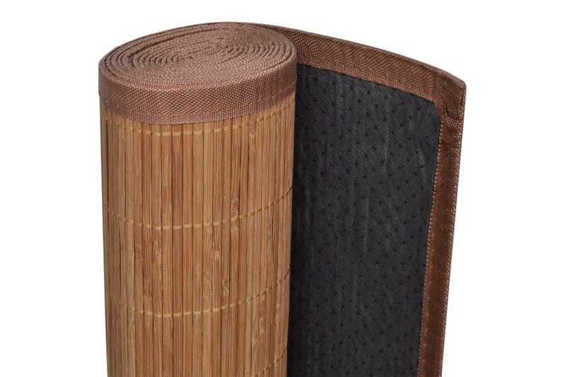 Rektangulært Bambustæppe 80 X 200 Cm Brun - Brun - Sisaltæpper - Jutemåtter & hampemåtter