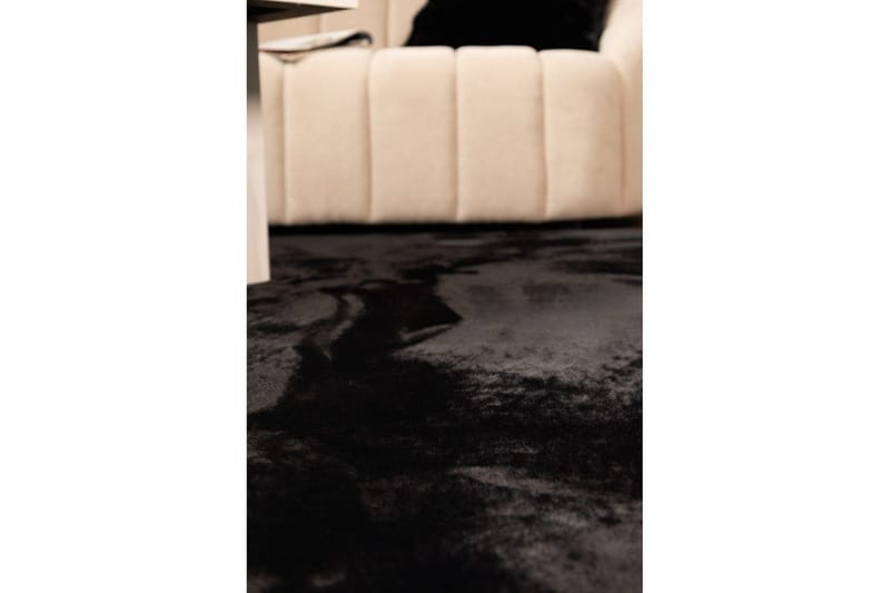 Relax Ryetæppe 160x230 cm - Sort - Tekstiler - Tæpper - Moderne tæppe - Ryatæpper