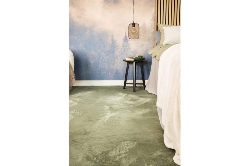 Relax Ryetæppe 200x290 cm - Grøn - Tekstiler - Tæpper - Moderne tæppe - Ryatæpper