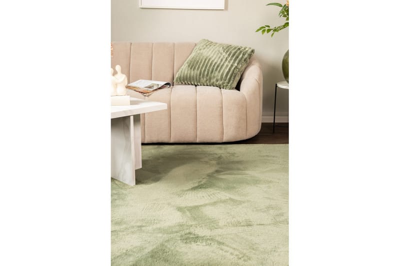 Relax Ryetæppe 200x290 cm - Grøn - Tekstiler - Tæpper - Moderne tæppe - Ryatæpper