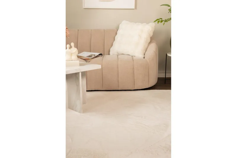 Relax Ryetæppe 240x340 cm - Beige - Tekstiler - Tæpper - Moderne tæppe - Ryatæpper