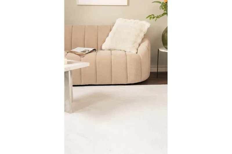 Relax Ryetæppe 240x340 cm - Hvid - Tekstiler - Tæpper - Moderne tæppe - Ryatæpper