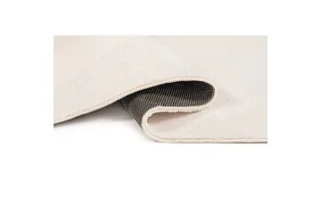 Relax Ryetæppe Rund 120 cm - Beige - Tekstiler - Tæpper - Moderne tæppe - Ryatæpper