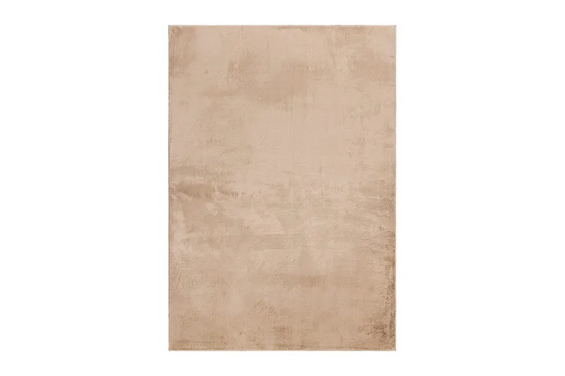 Relax Stor Rektangulært Ryatæppe & Langluvet Tæppe 200x290 cm, Mørkebeige