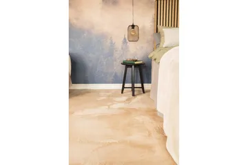 Relax Stor Rektangulært Ryatæppe & Langluvet Tæppe 200x290 cm - Mørkebeige - Tekstiler - Tæpper - Moderne tæppe - Ryatæpper