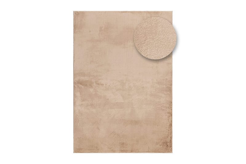 Relax Stor Rektangulært Ryatæppe & Langluvet Tæppe 200x290 cm - Mørkebeige - Tekstiler - Tæpper - Moderne tæppe - Ryatæpper