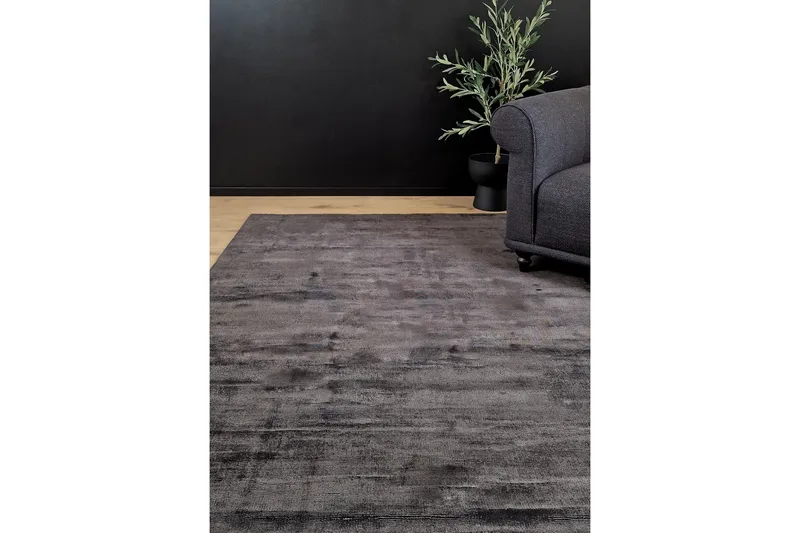 Riho Viskosetæppe 240x340 cm - Kulgrå - Tekstiler - Tæpper - Moderne tæppe - Viskosetæpper & kunstsilketæpper