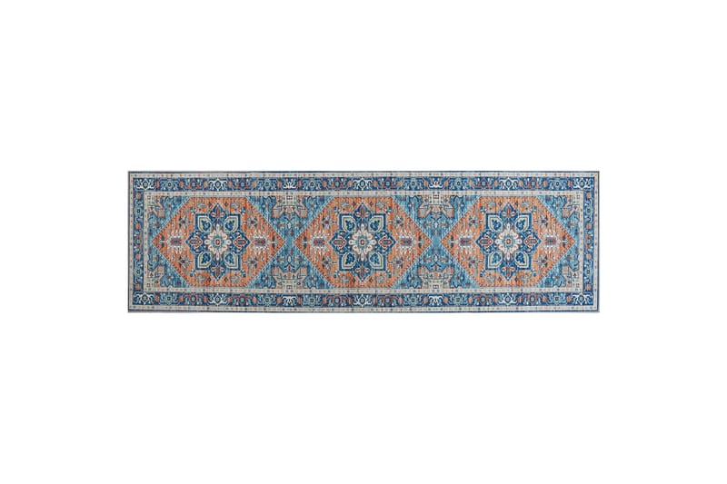 Ritapuram Ryetæppe 60x200 cm - Blå - Tekstiler - Tæpper - Moderne tæppe - Ryatæpper