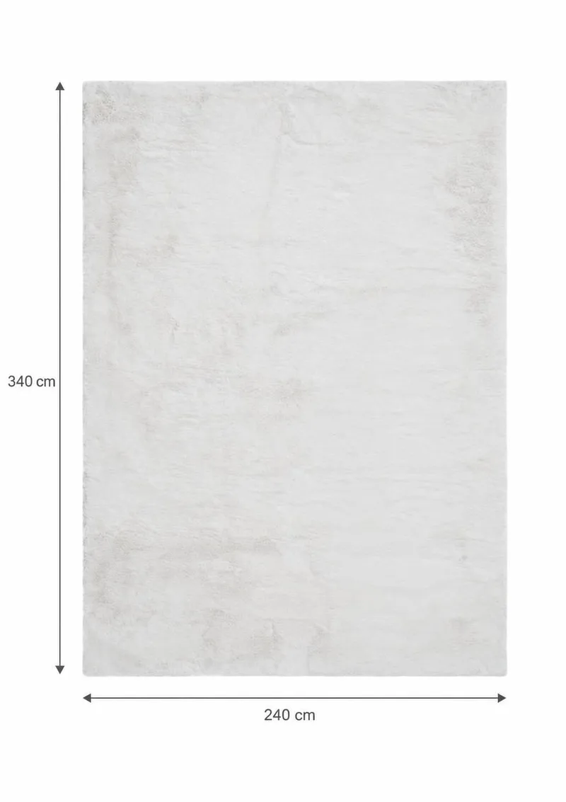 Ryamatta KM Home Heaven Hvid 240x340 cm - Tekstiler - Tæpper - Moderne tæppe - Ryatæpper
