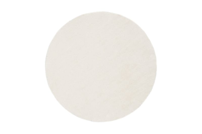 Feel Tæppe 240 Rund - Hvid - Tekstiler - Tæpper - Moderne tæppe - Ryatæpper