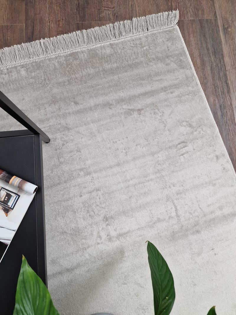 Granada Viskosetæppe 160x230 cm - Grå/Beige - Tekstiler - Tæpper - Moderne tæppe - Ryatæpper