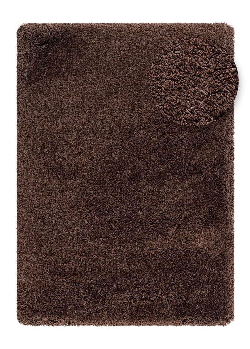 Håndvævet tæppe KM Home Sorrento 160x230 Chokolade - Chokolade - Tekstiler - Tæpper - Moderne tæppe - Ryatæpper