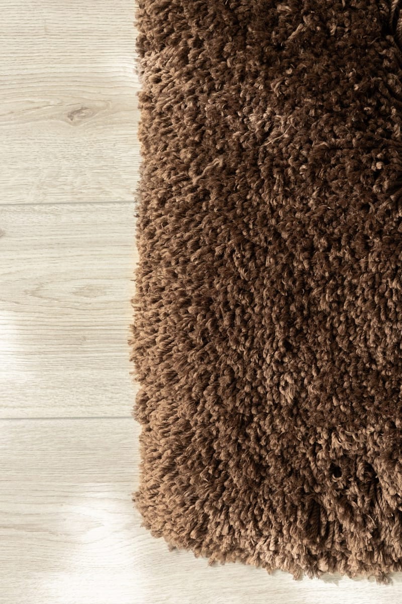 Håndvævet tæppe KM Home Sorrento 160x230 Chokolade - Chokolade - Tekstiler - Tæpper - Moderne tæppe - Ryatæpper